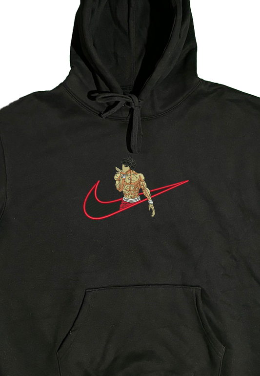 Sweat à capuche - BAKI Broderie Fight