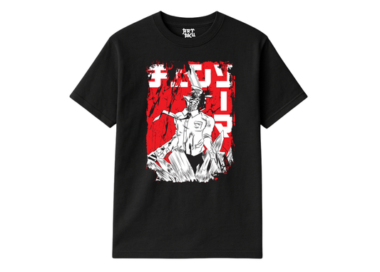 T-Shirt Chainsaw Man – Carnage Rouge