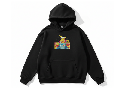 Sweat Pokémon - Broderie Pikachu & B Bulbizarre Akatsuki