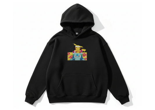 Sweat Pokémon - Broderie Pikachu & B Bulbizarre Akatsuki