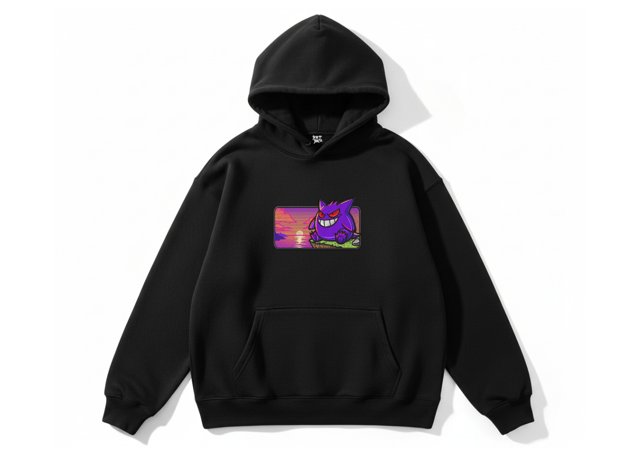 Sweat Pokémon - Broderie Ectoplasma