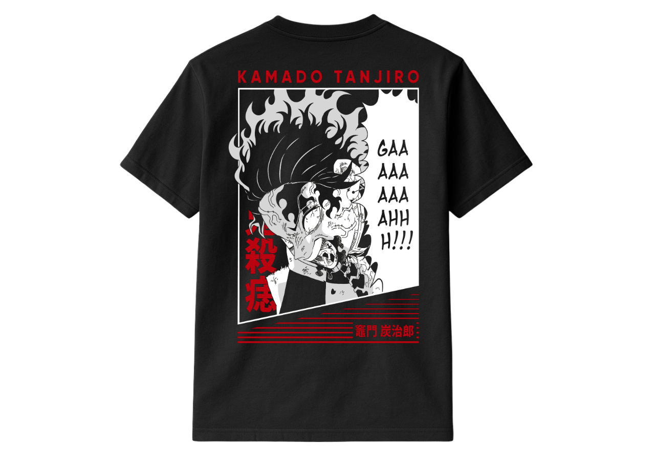 T-Shirt Demon Slayer - Kamado Tanjiro Rage